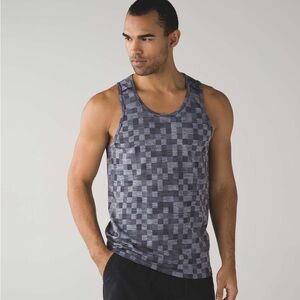 Lululemon Metal Vent Tech Tank Boss Purple /Black Sixe XL